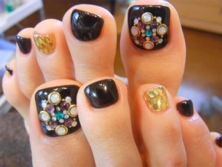 Fancy And Cool Toe Nail Designs Sheideas