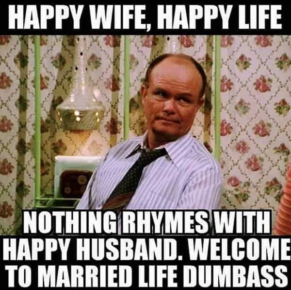 funny memes about married life