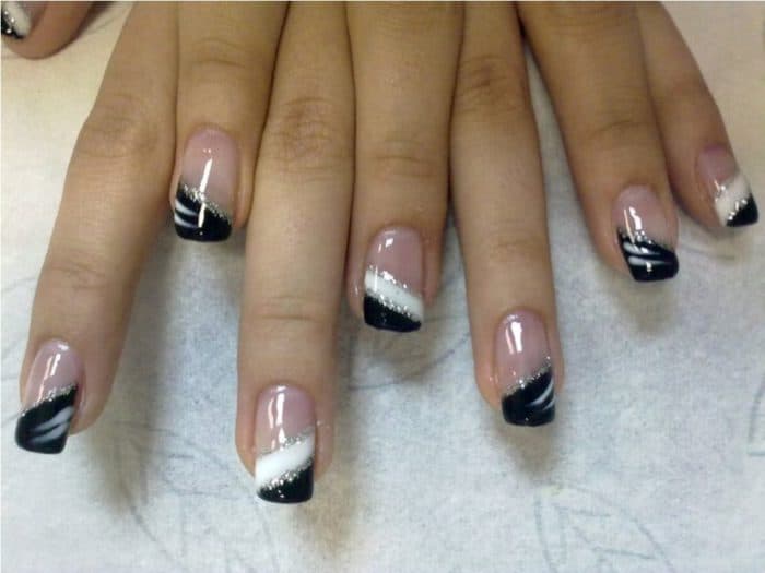 Black and White Gel Nail Designs - wide 1