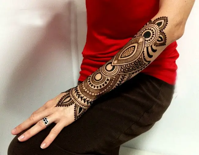 Arm Mehndi Design Images for Christmas 2016