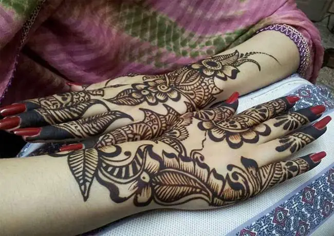 Bridal Mehndi Design Image Free Download