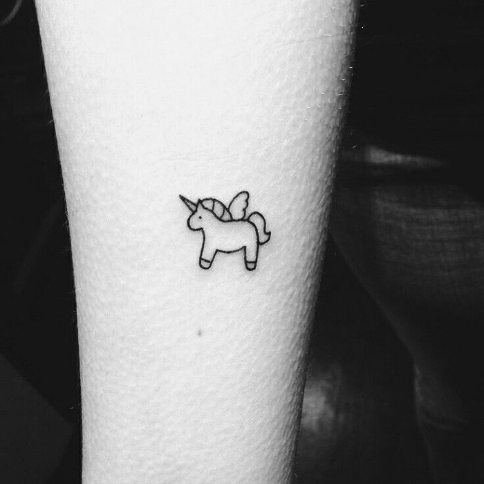 Simple Outline Unicorn Tattoo Best Tattoo Ideas