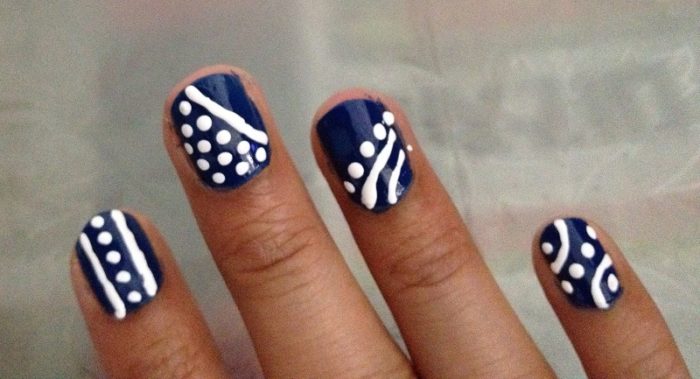 30 Cool Easy Nail Polish Designs 2019 – SheIdeas