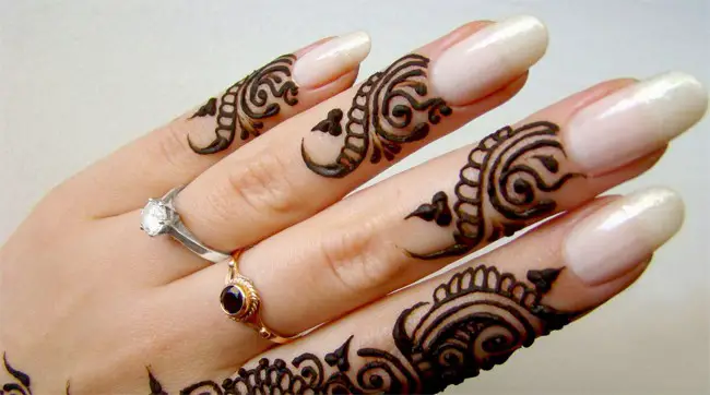 Wedding Fingers Mehndi Designs Pictures 2016