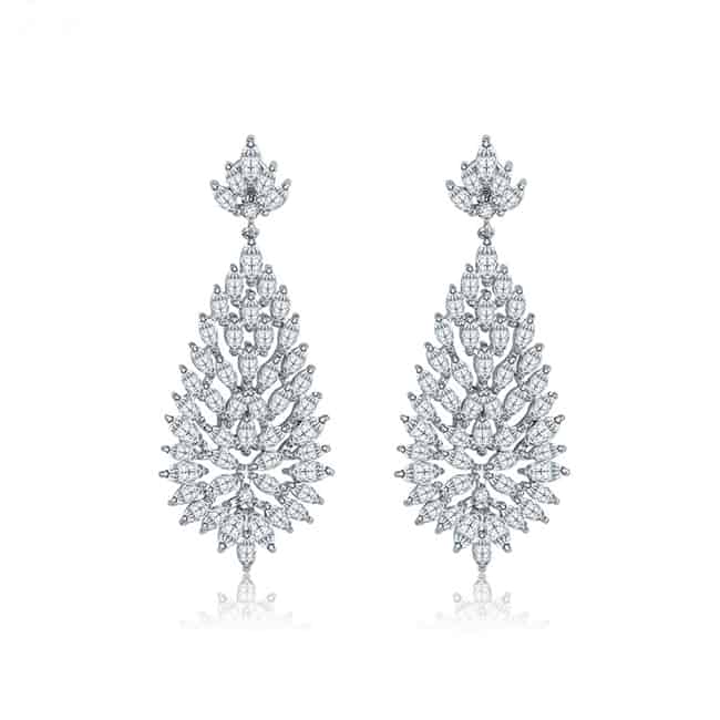 A Collection of Latest White Gold Earrings 2020 – SheIdeas