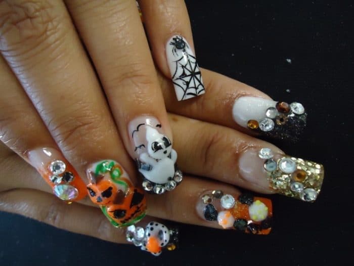 30 Cheerful 3D Nail Art Designs for Inspiration – SheIdeas