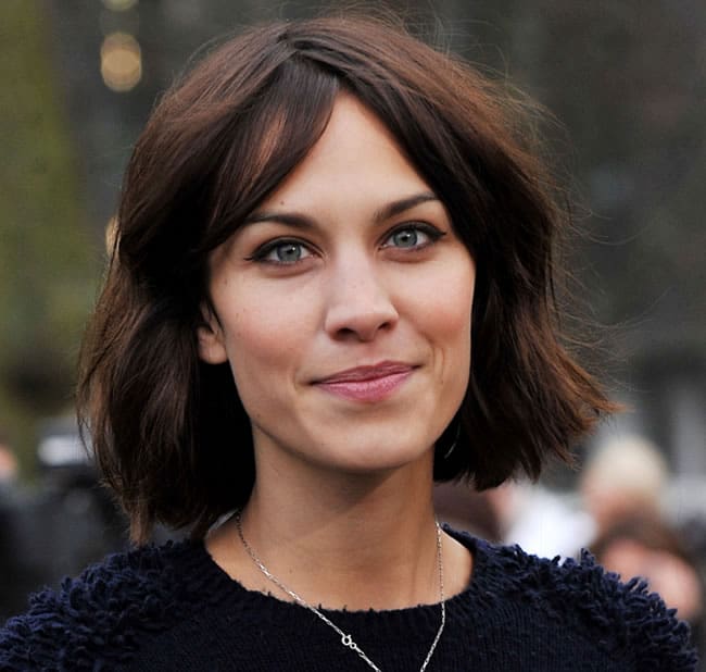 Alexa Chung Choppy Bob Celebrity Hairstyles