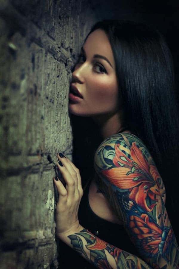 Amazing Sleeves Tattoo Designs for Ladies