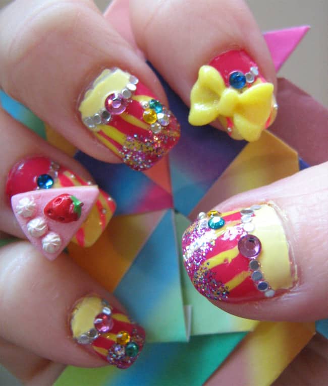 Awesome 3D Nail Art Designs for Women