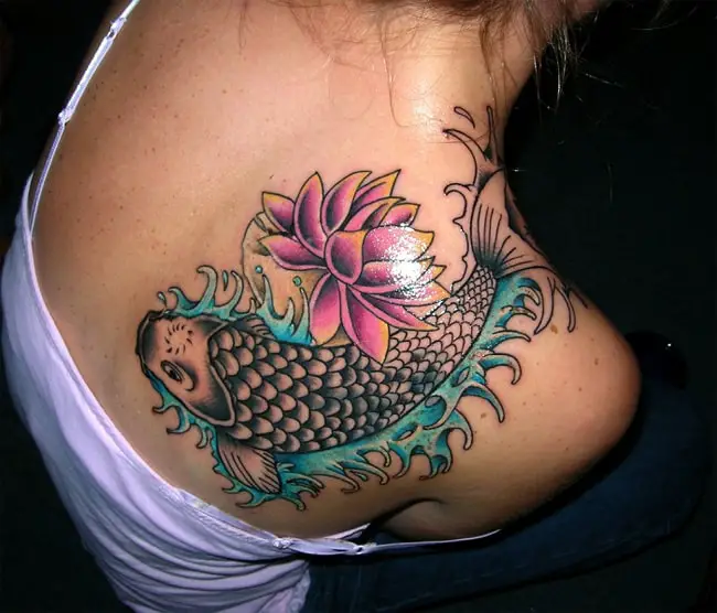 Beautiful Koi Tattoo Designs for Girls