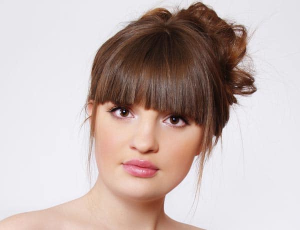 Best Full Fringe Updo Hairstyles for Girls