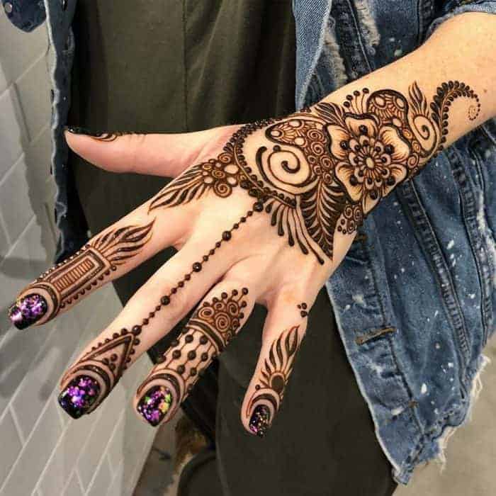 22 Latest Pakistani Mehndi Designs Images 2019 – SheIdeas