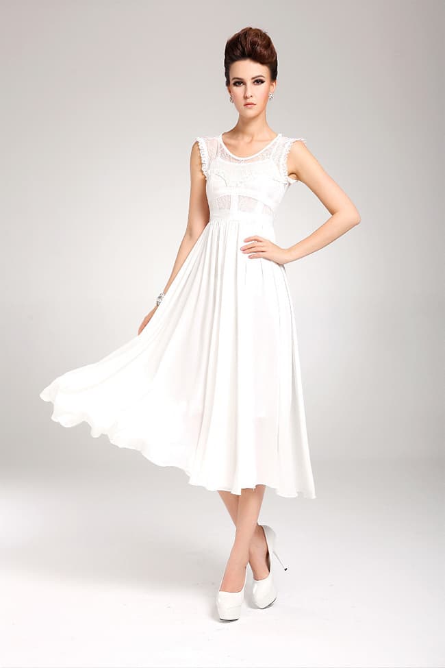 Cool Long White Summer Dresses for Women