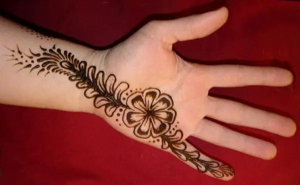 Easy Hands Mehndi Design for Party