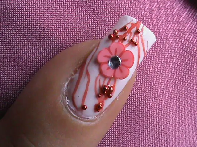 Elegant 3D Nail Polish Designs for Women