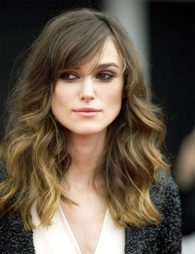 Elegant Keira Knightley Long Wavy Haircuts