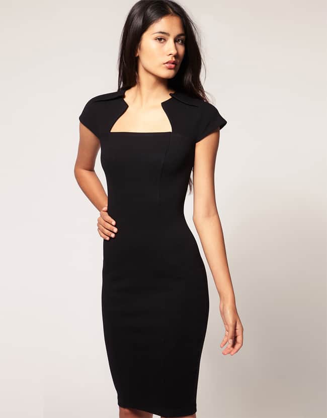 Evening Party Black Pencil Dress Designs