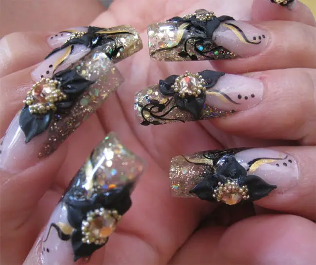 Great 3D Nail Art Design for Inspiration