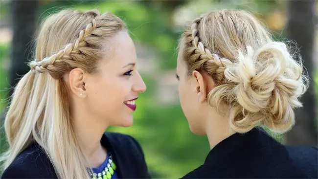 Great Braided Party Updos for Long Hair