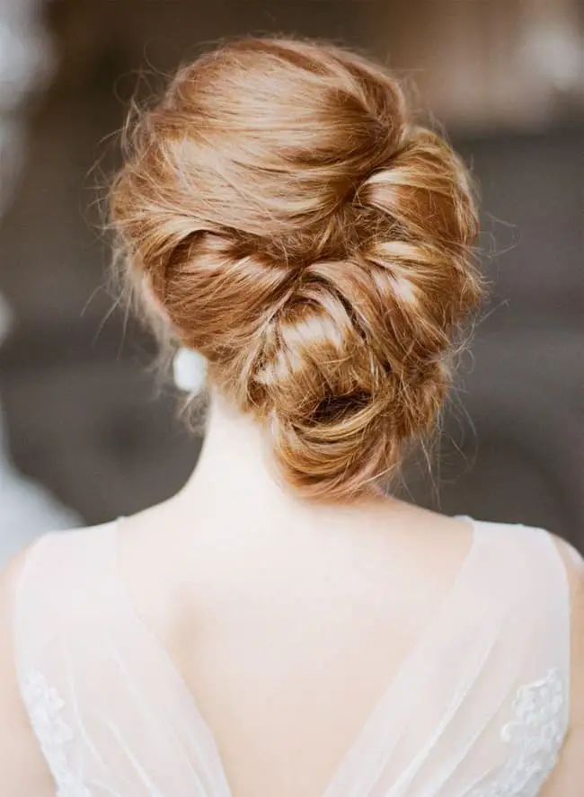 Latest Chic Updo Hairstyle for Wedding