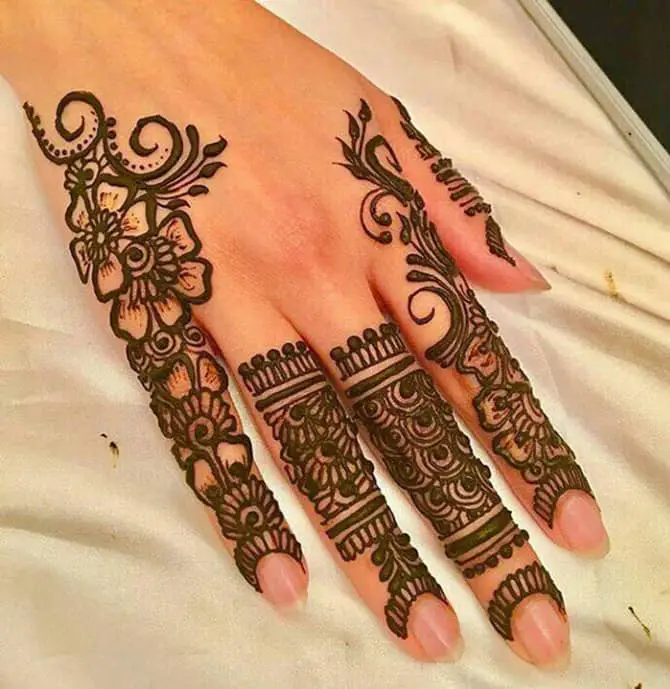 22 Latest Pakistani Mehndi Designs Images 2019 – SheIdeas