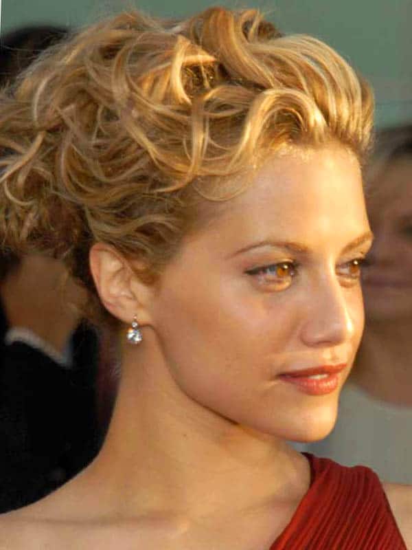 Trendy Curly Updos for Shoulder Length Hair