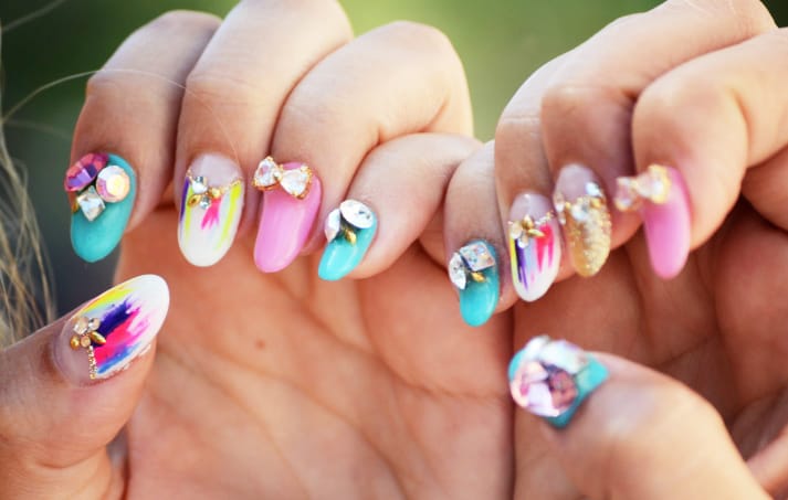 japanese summer nail art