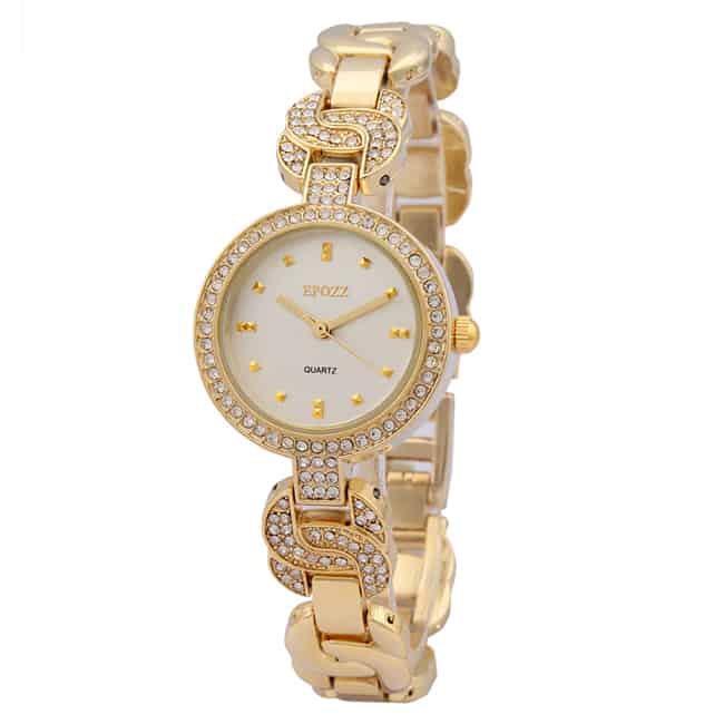 Awesome Analog Gold Watches for Ladies