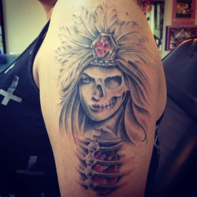 Cool Aztec Warrior Princess Tattoo Ideas