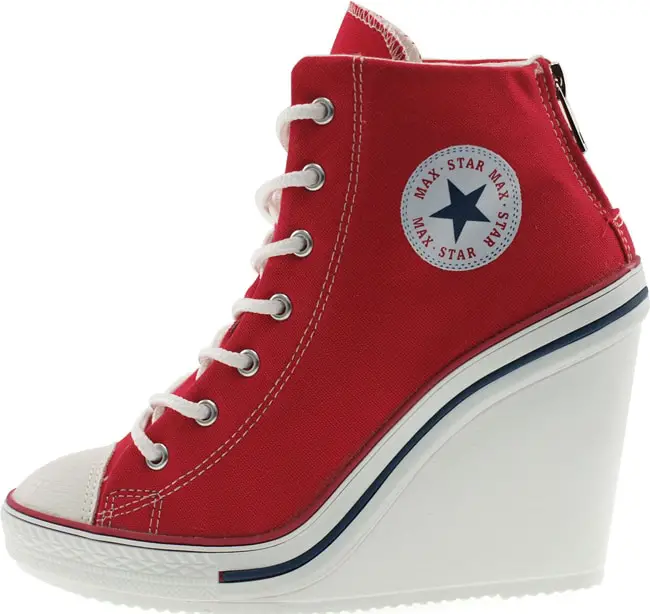 Cool High Wedge Heel Sneakers for Women