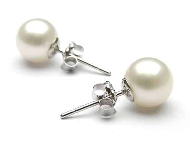 Cool White Akoya Pearl Stud Earring Ideas