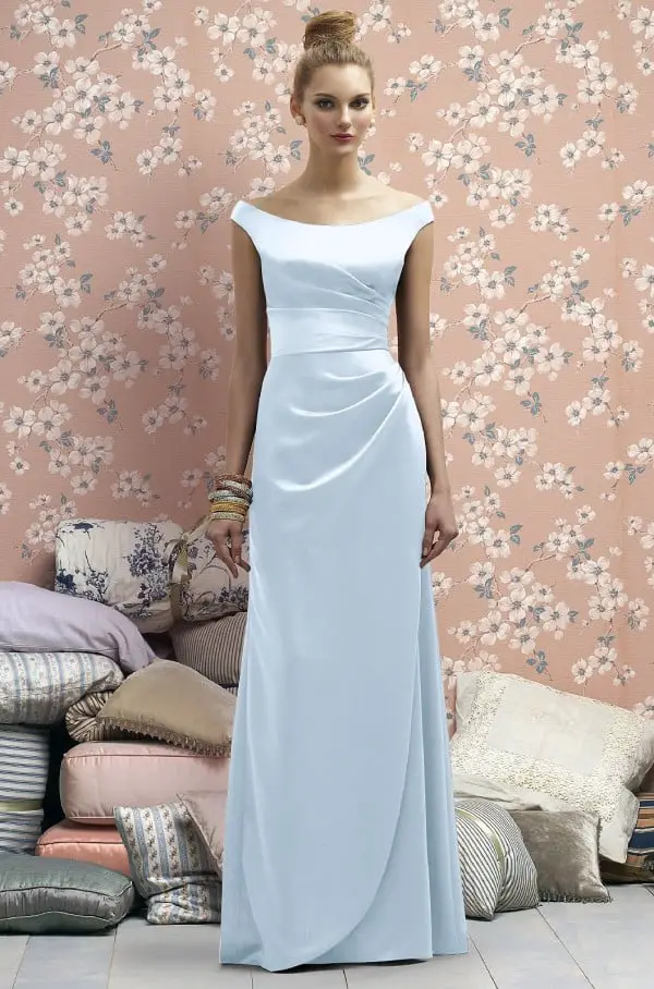 Elegant Pale Blue Bridesmaid Dress Trends