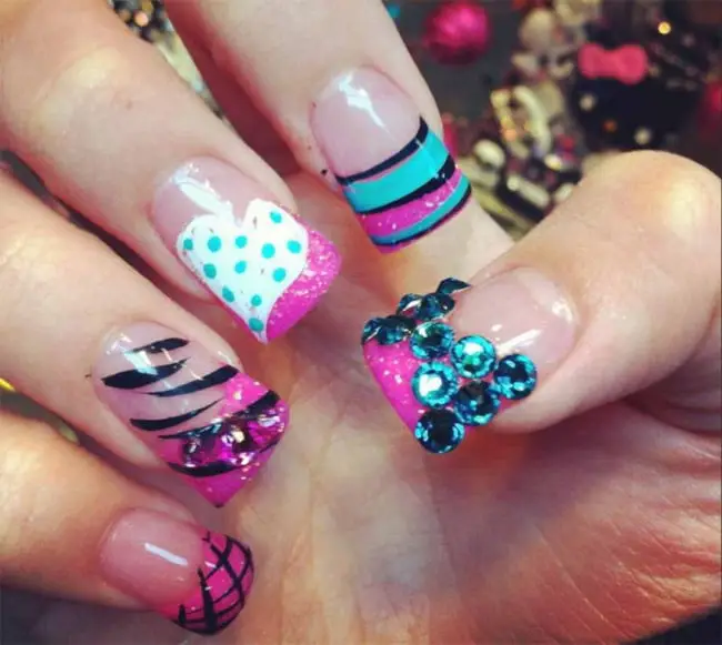 20 Cheerful Airbrush Nails Designs 2023 – SheIdeas