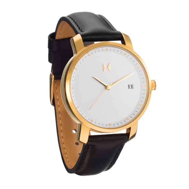 Leather Bracelet Golden Watches for Christmas 2016