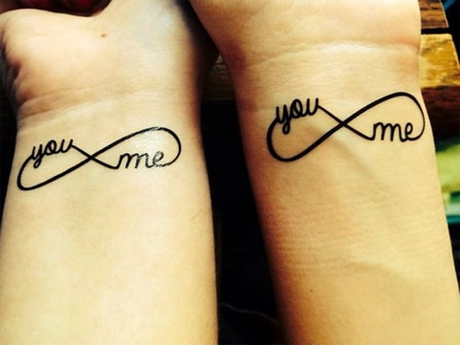 i tattoo letter Designs Pictures SheIdeas â€“ Relationship Tattoos Cute 30