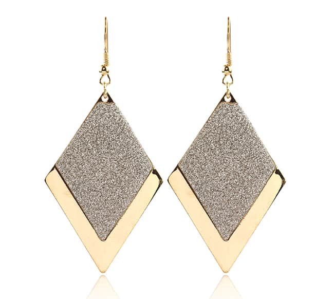 New Gold and Silver Drop Earrings Jewelry