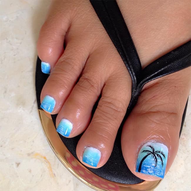 30 Outstanding Beach Nail Art Ideas Images 2023 SheIdeas