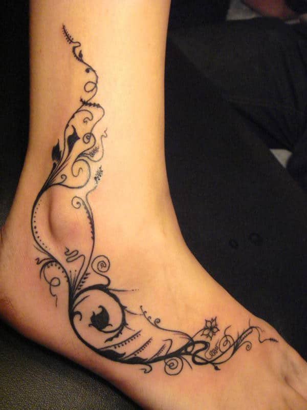 Creative Ankle Bracelet Tribal Tattoo Designs