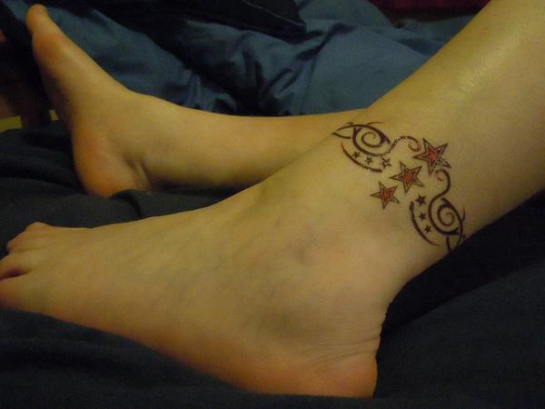 ankle bracelet tattoo designs