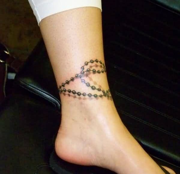 50 Remarkable Ankle Bracelet Tattoo Designs [2020 ] SheIdeas