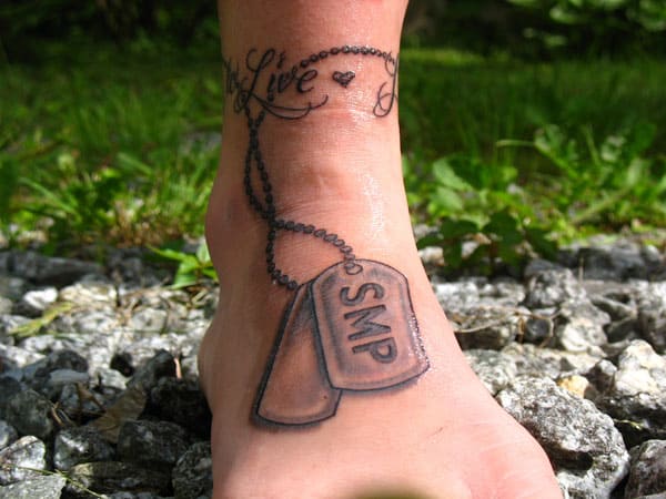 Fantastic Memorial Ankle Tattoo Ideas