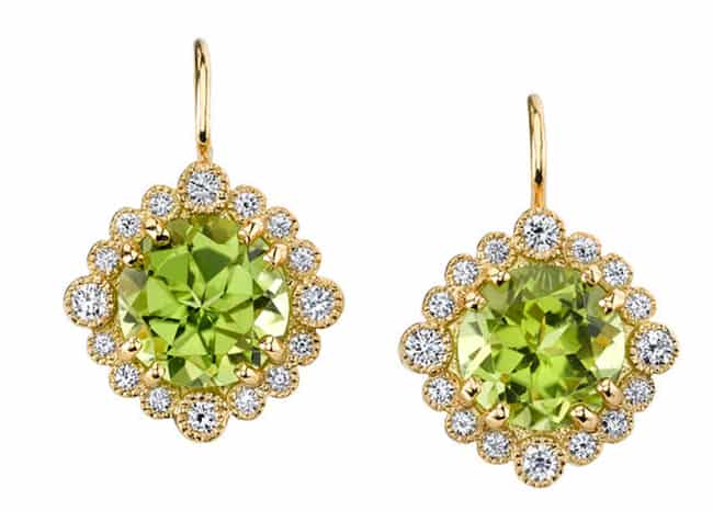 Great Peridot Drop Earrings Pictures