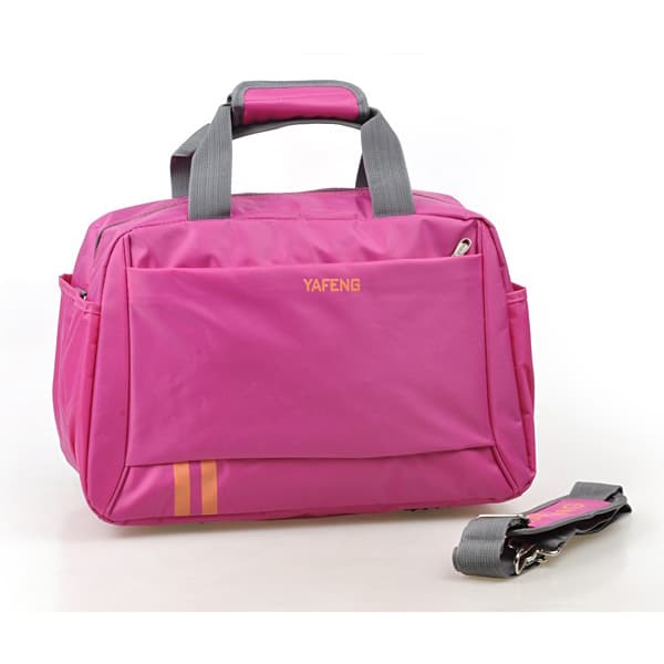 Hot Pink Portable Ladies Travel Handbags