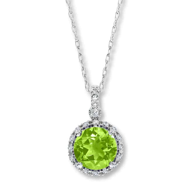 New Peridot Necklace Design for Women