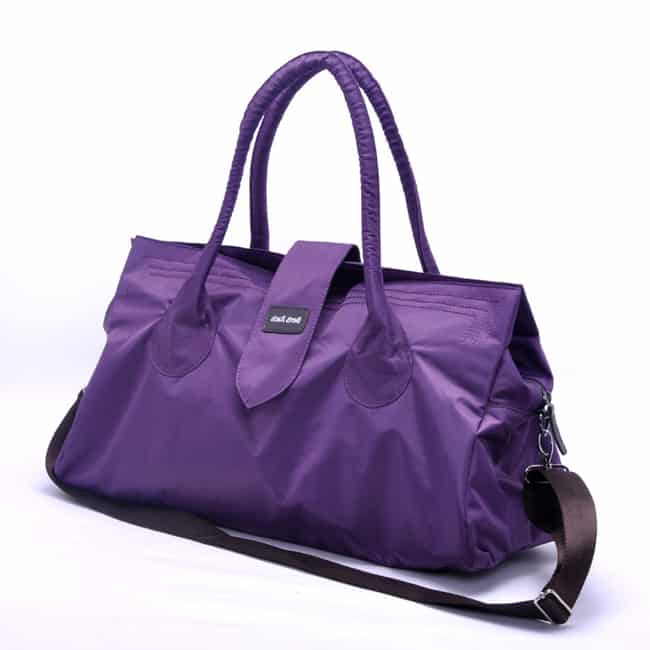 New Purple Nylon Shoulder Handbag for Ladies