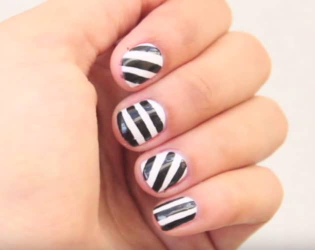 Simple Basic Patterns of Nails