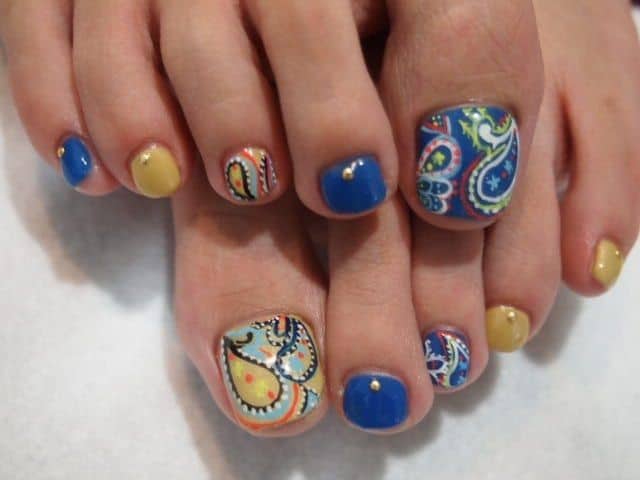 Stunning Toe Nail Art Pattern for Feet