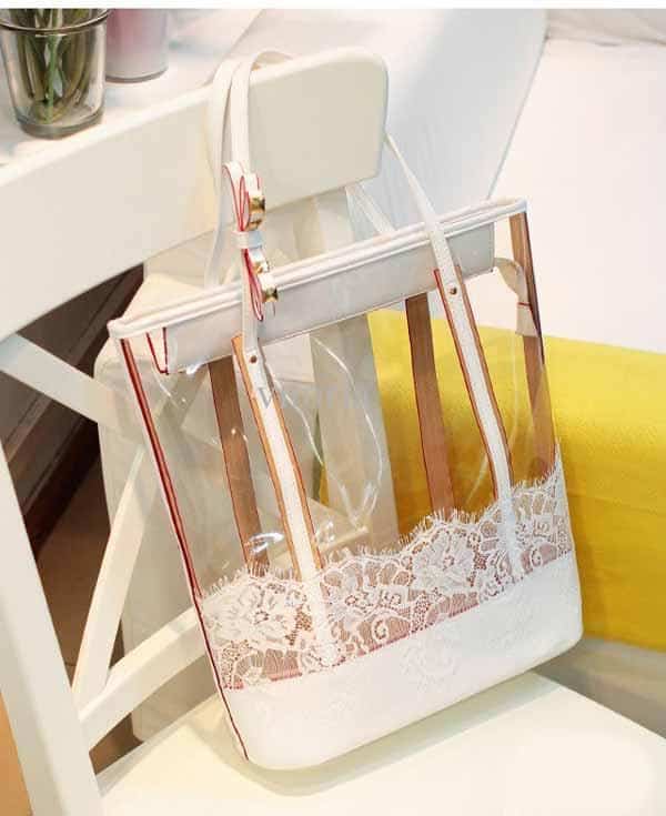 Summer Transparent Beach Bags for Ladies