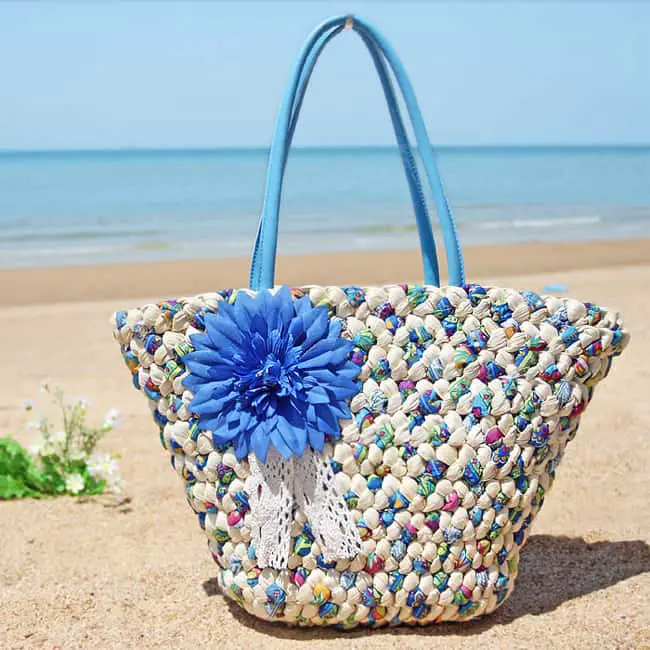 Weave Woven Shoulder Beach Totes 2017