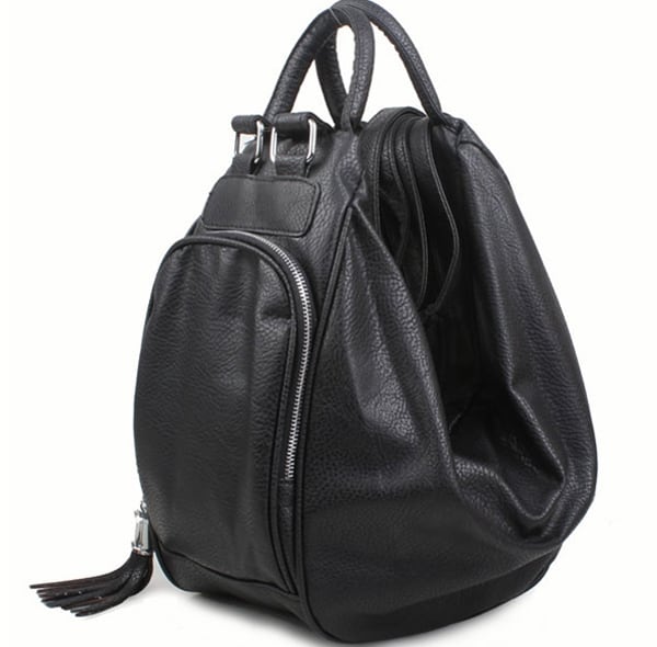 Women Black Leather Handbags for Travel